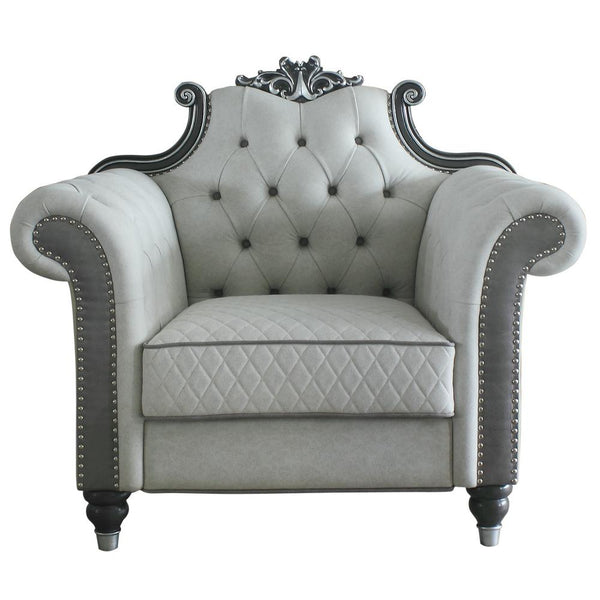 Acme Furniture House Delphine Stationary Fabric Chair 58832 IMAGE 1