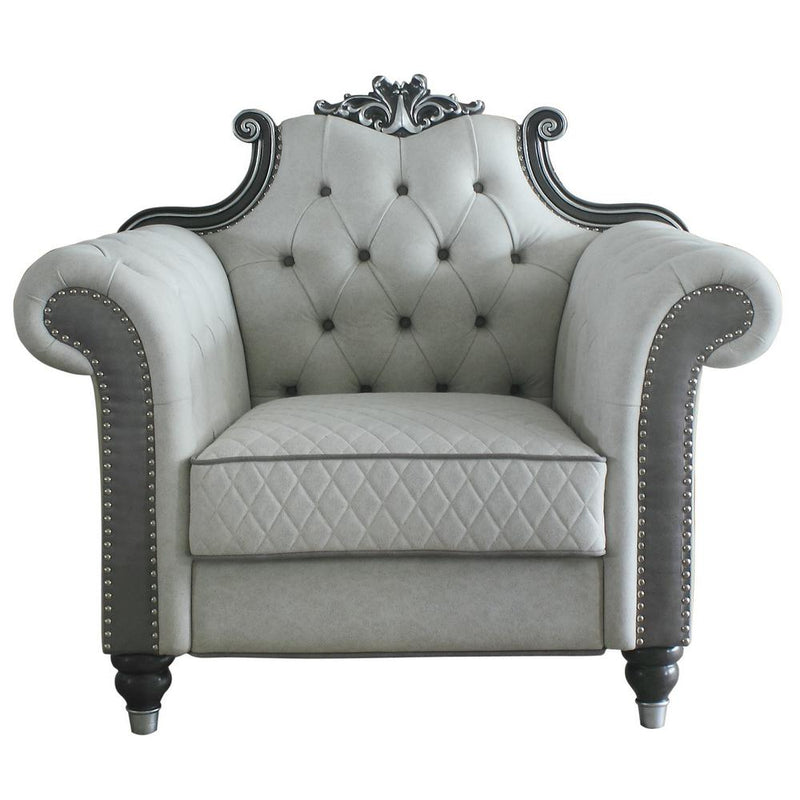 Acme Furniture House Delphine Stationary Fabric Chair 58832 IMAGE 1