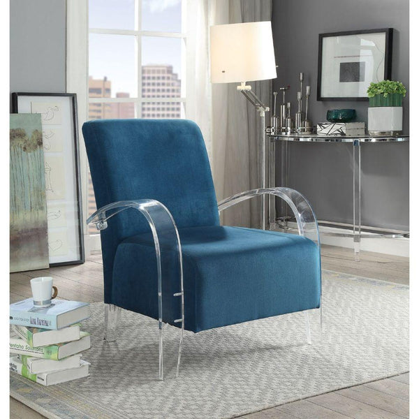 Acme Furniture Malyssa Stationary Fabric Accent Chair 59585 IMAGE 1