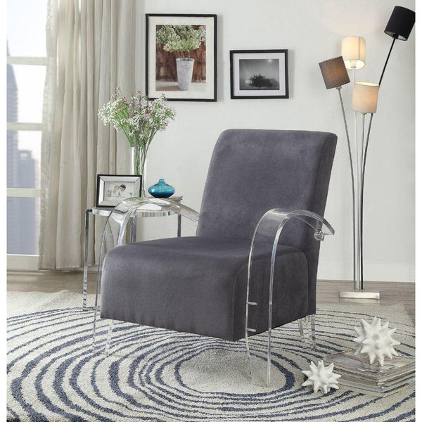 Acme Furniture Malyssa Stationary Fabric Accent Chair 59586 IMAGE 1