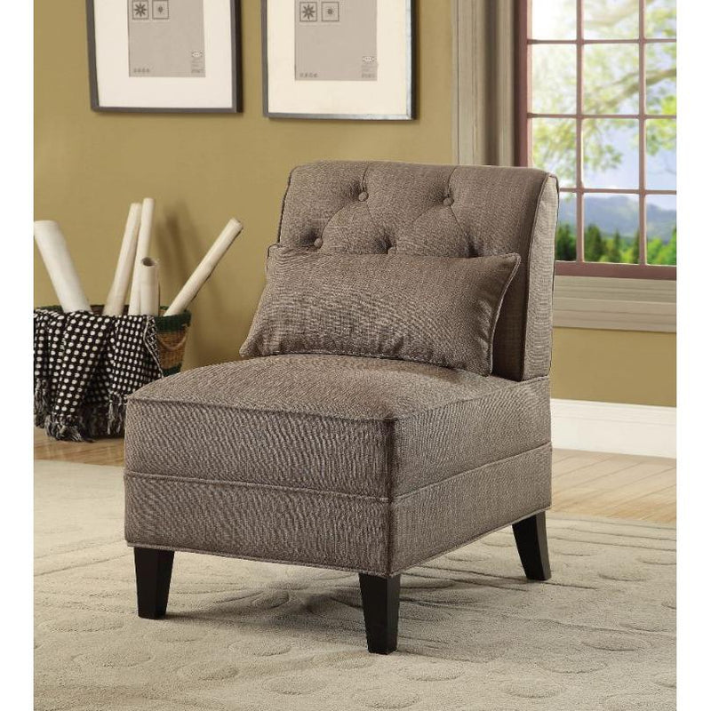 Acme Furniture Susanna Stationary Fabric Accent Chair 59612 IMAGE 2