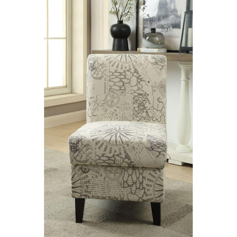 Acme Furniture Ollano II Stationary Fabric Accent Chair 59617 IMAGE 2