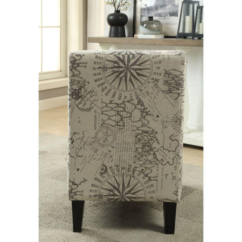 Acme Furniture Ollano II Stationary Fabric Accent Chair 59617 IMAGE 4