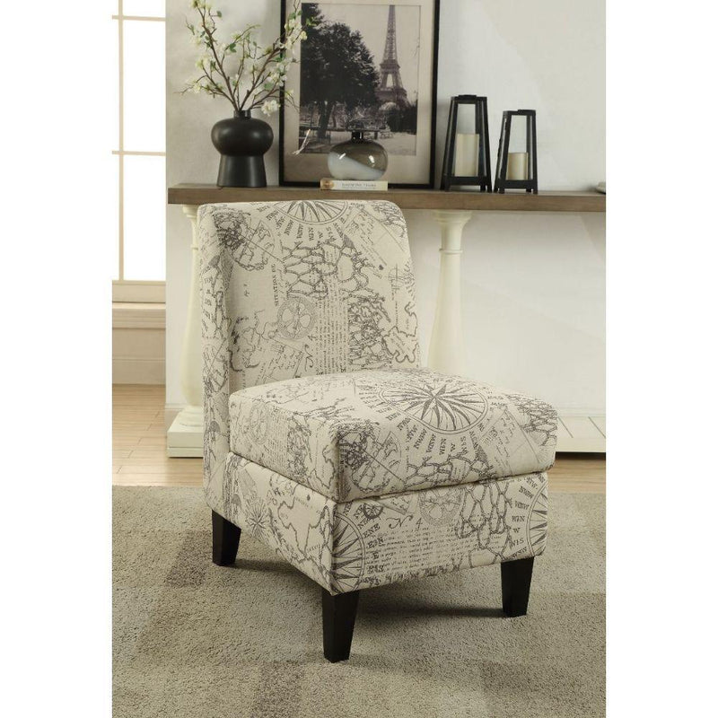 Acme Furniture Ollano II Stationary Fabric Accent Chair 59617 IMAGE 5