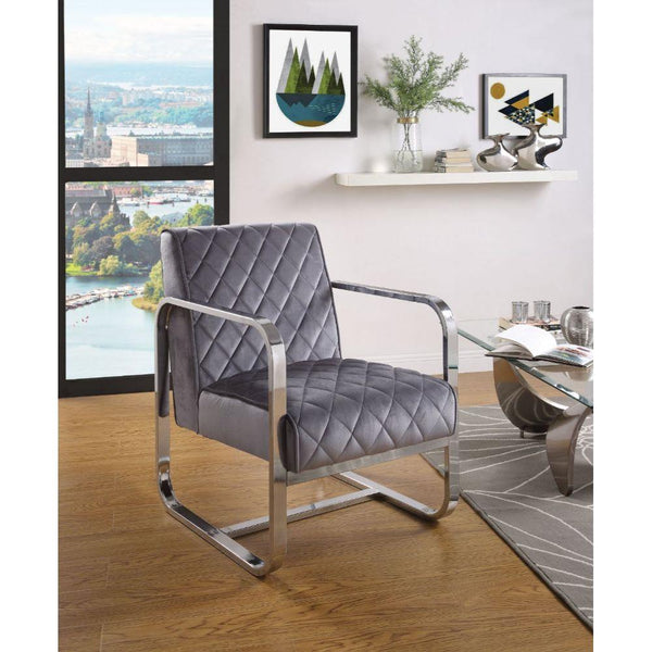 Acme Furniture Tasmine Stationary Fabric Accent Chair 59812 IMAGE 1