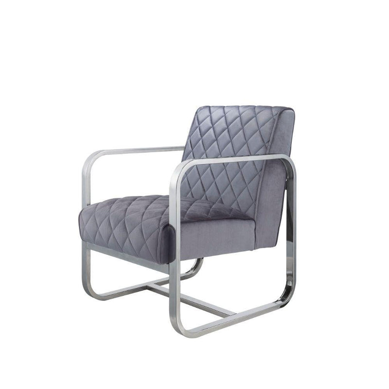 Acme Furniture Tasmine Stationary Fabric Accent Chair 59812 IMAGE 2