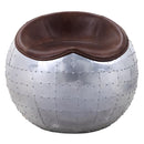 Acme Furniture Brancaster Leather Ottoman 59836 IMAGE 3