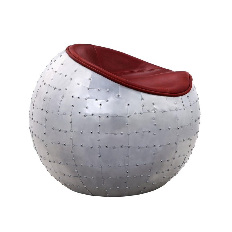 Acme Furniture Brancaster Leather Ottoman 59838 IMAGE 3