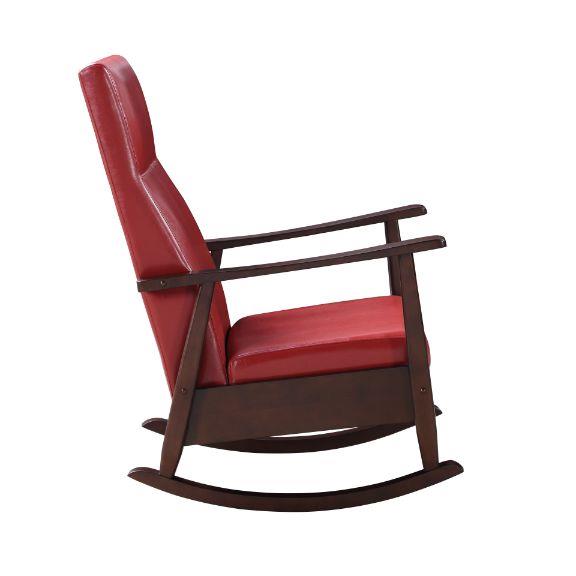 Acme Furniture Raina Rocking Polyurethane Chair 59931 IMAGE 3