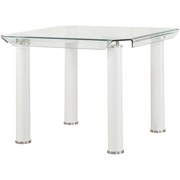Acme Furniture Square Gordie Counter Height Dining Table with Glass Top 70250 IMAGE 1