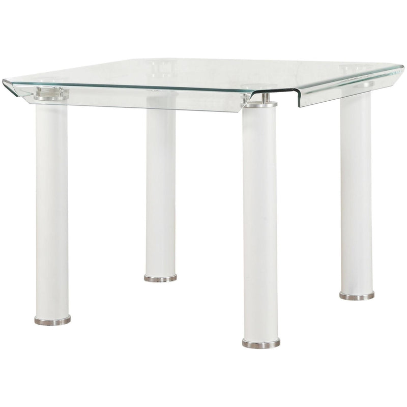 Acme Furniture Square Gordie Counter Height Dining Table with Glass Top 70250 IMAGE 1