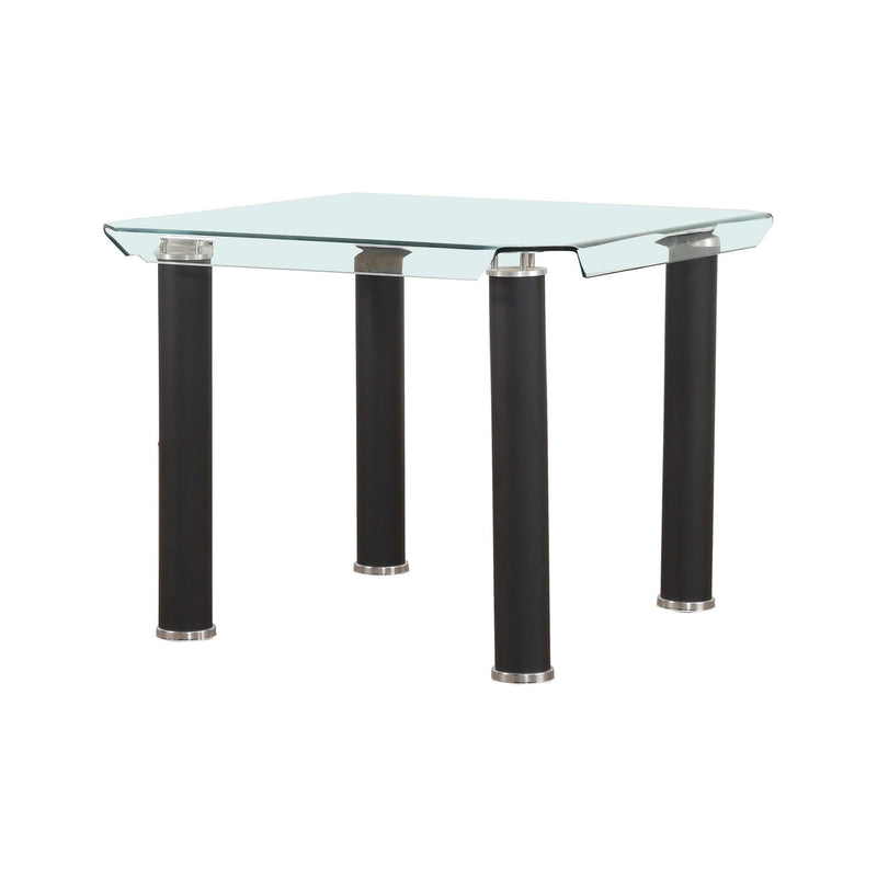Acme Furniture Square Gordie Counter Height Dining Table with Glass Top 70255 IMAGE 1