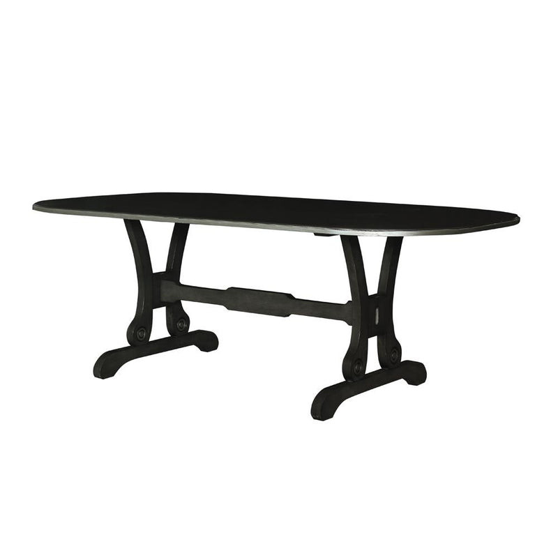 Acme Furniture House Beatrice Dining Table with Trestle Base 68810 IMAGE 7
