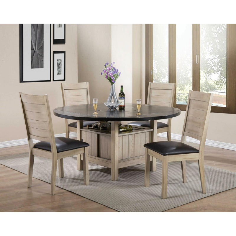 Acme Furniture Round Ramona Dining Table 72005 IMAGE 6