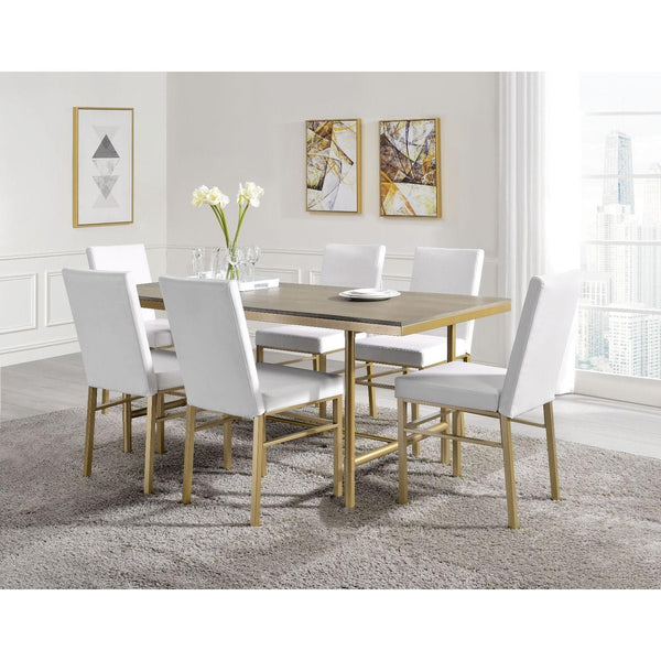 Acme Furniture Entropy 7 pc Dinette 72235 IMAGE 1