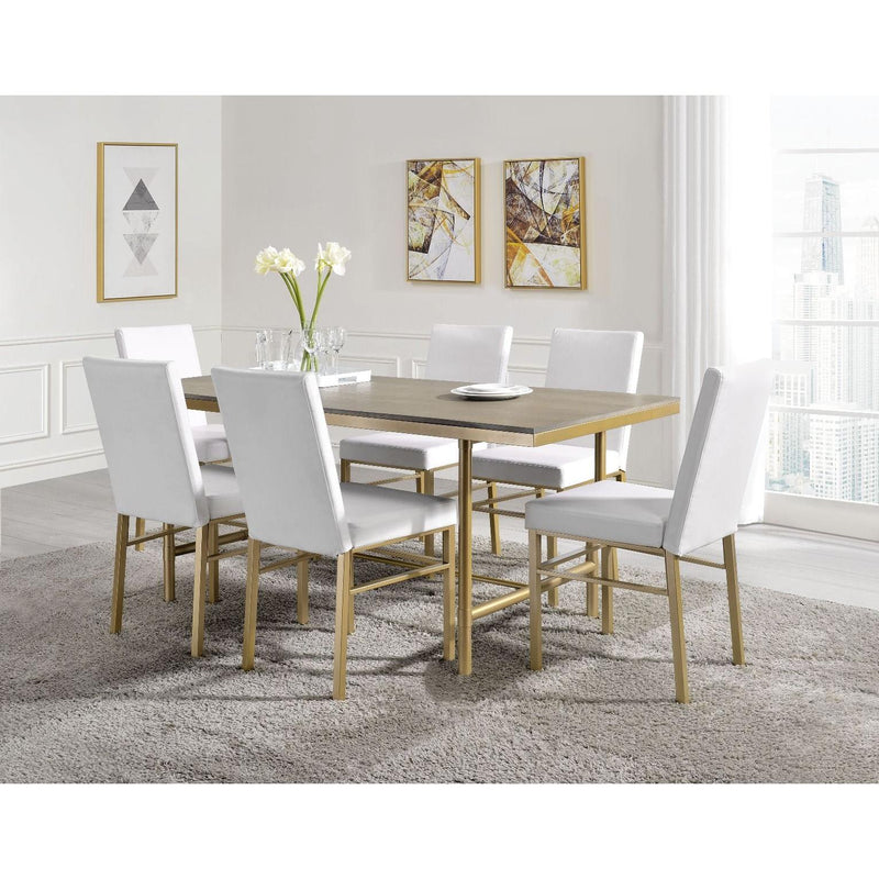 Acme Furniture Entropy 7 pc Dinette 72235 IMAGE 1