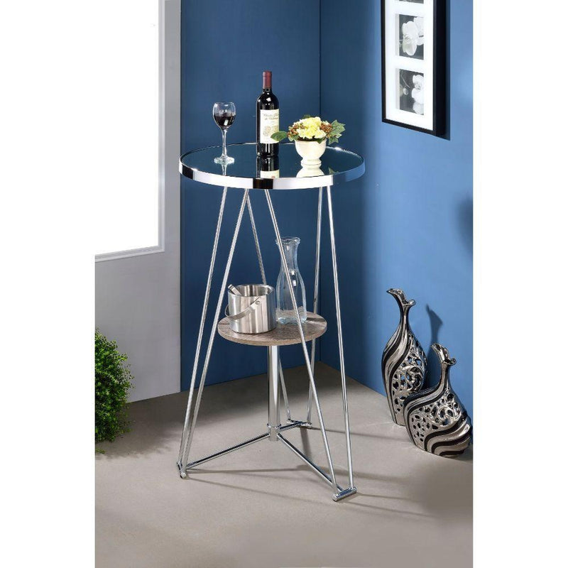 Acme Furniture Round Jarvis Pub Height Dining Table 72577 IMAGE 3