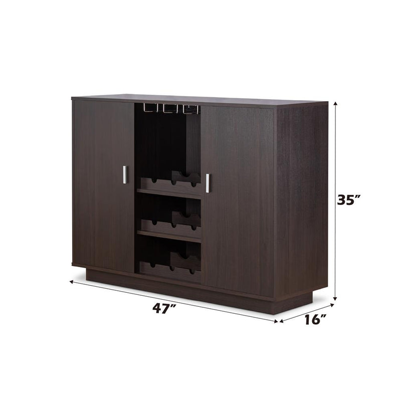 Acme Furniture Hazen 72615 Wine Cabinet IMAGE 6