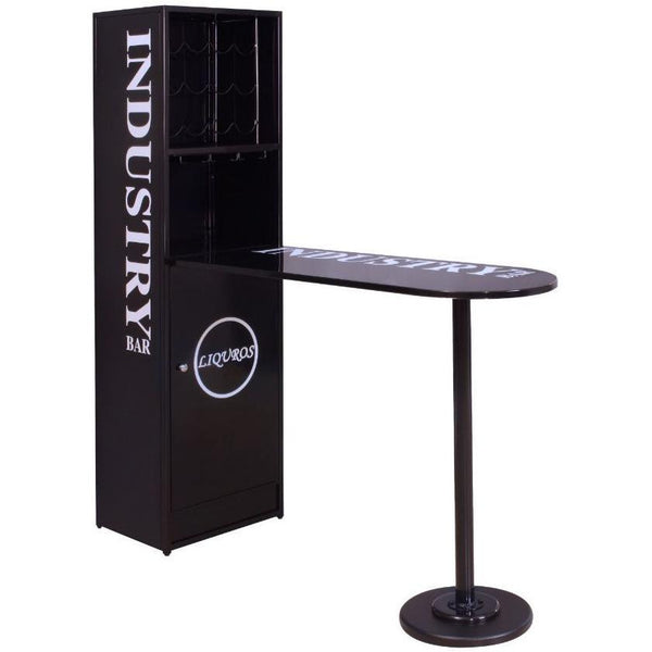 Acme Furniture Mant Counter Height Dining Table with Pedestal Base 72705 IMAGE 1