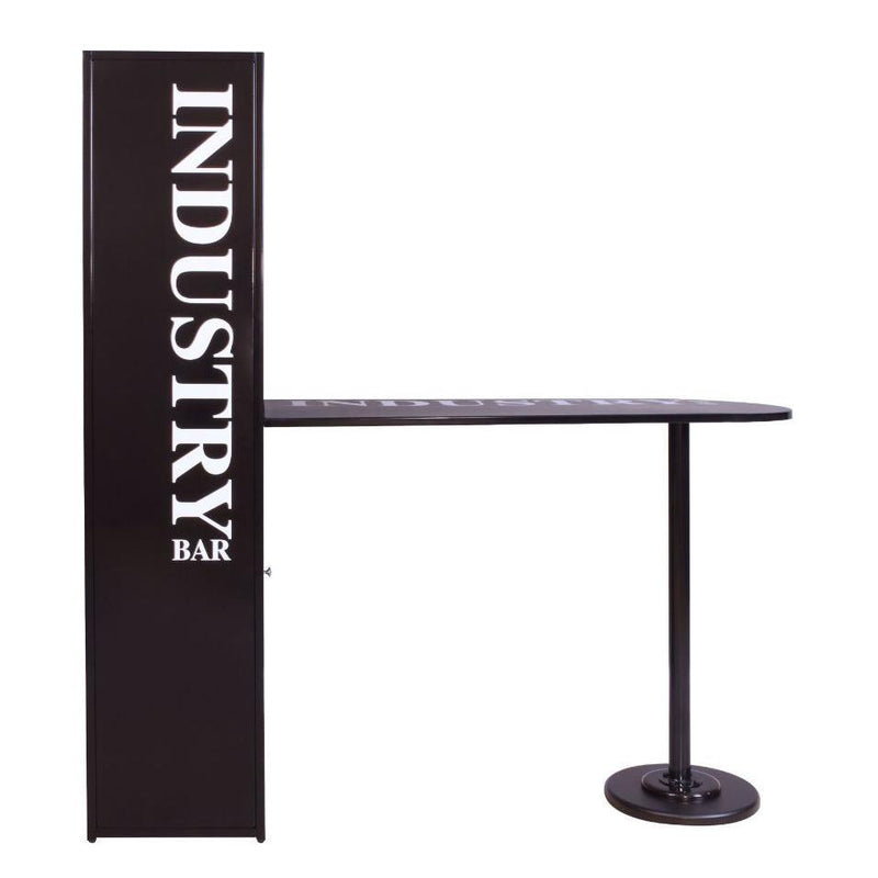 Acme Furniture Mant Counter Height Dining Table with Pedestal Base 72705 IMAGE 2