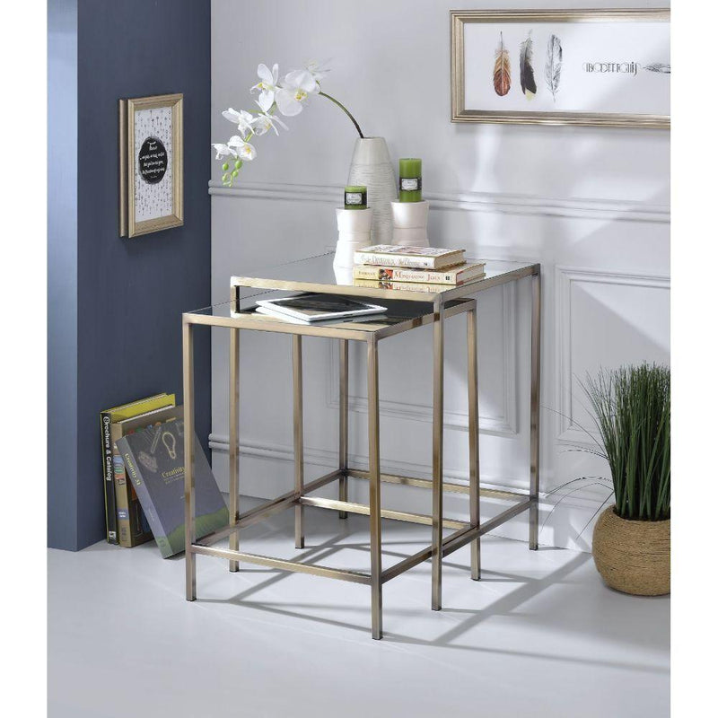 Acme Furniture Yumia Nesting Tables 84475 IMAGE 5