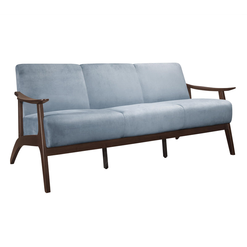 Homelegance Carlson Stationary Fabric Sofa 1032BGY-3 IMAGE 2