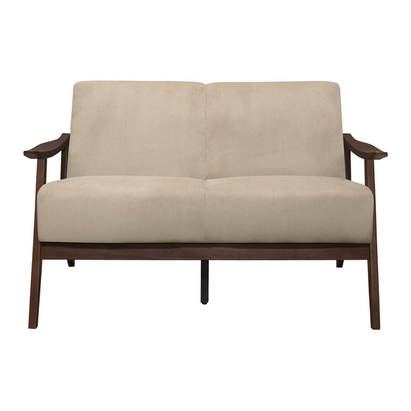 Homelegance Carlson Stationary Fabric Loveseat 1032BR-2 IMAGE 1