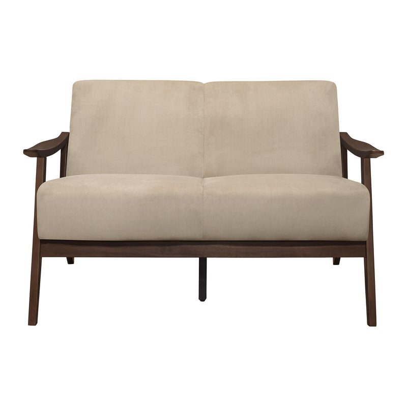 Homelegance Carlson Stationary Fabric Loveseat 1032BR-2 IMAGE 1
