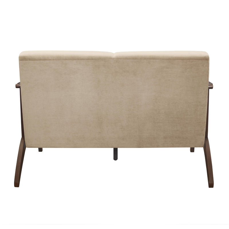 Homelegance Carlson Stationary Fabric Loveseat 1032BR-2 IMAGE 3