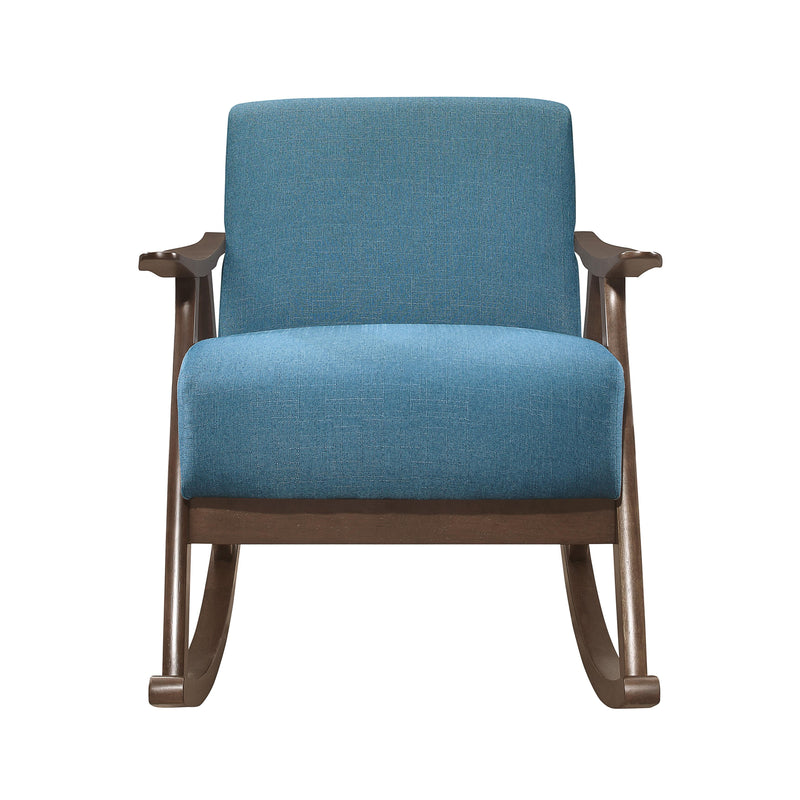 Homelegance Waithe Rocking Fabric Chair 1034BU-1 IMAGE 2