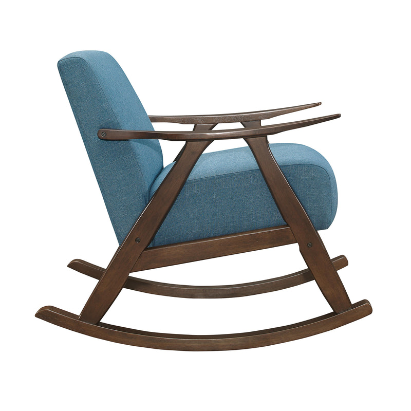Homelegance Waithe Rocking Fabric Chair 1034BU-1 IMAGE 3