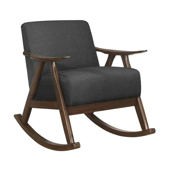 Homelegance Waithe Rocking Fabric Chair 1034DG-1 IMAGE 1