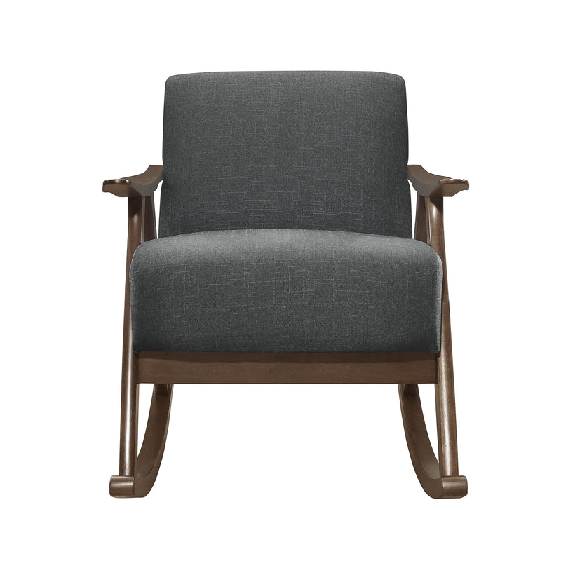 Homelegance Waithe Rocking Fabric Chair 1034DG-1 IMAGE 2