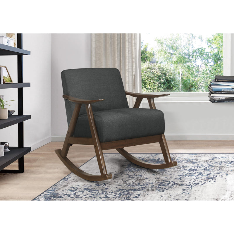 Homelegance Waithe Rocking Fabric Chair 1034DG-1 IMAGE 5