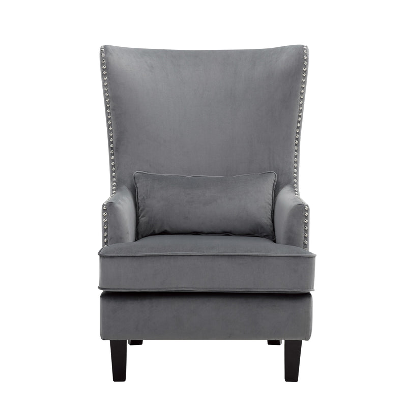 Homelegance Tonier Stationary Fabric Accent Chair 1036GY-1 IMAGE 1