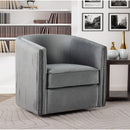 Homelegance Cecily Swivel Fabric Chair 1038GY-1 IMAGE 4