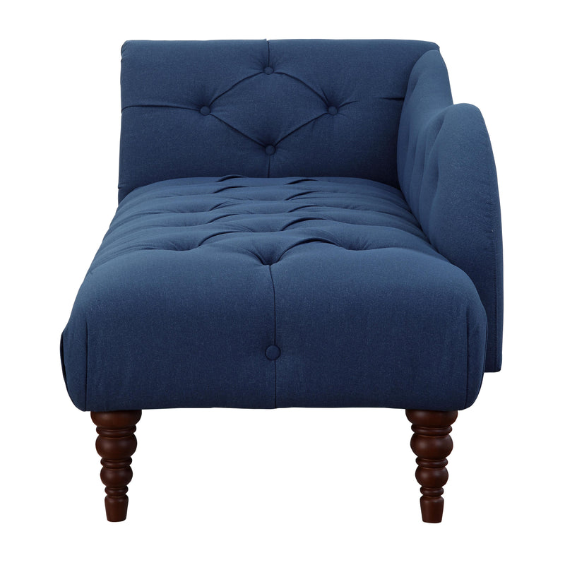 Homelegance Blue Hill Fabric Chaise 1044BU-5 IMAGE 2