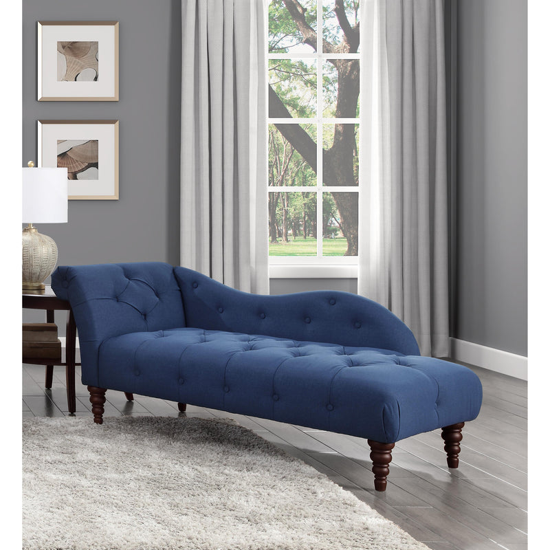 Homelegance Blue Hill Fabric Chaise 1044BU-5 IMAGE 5