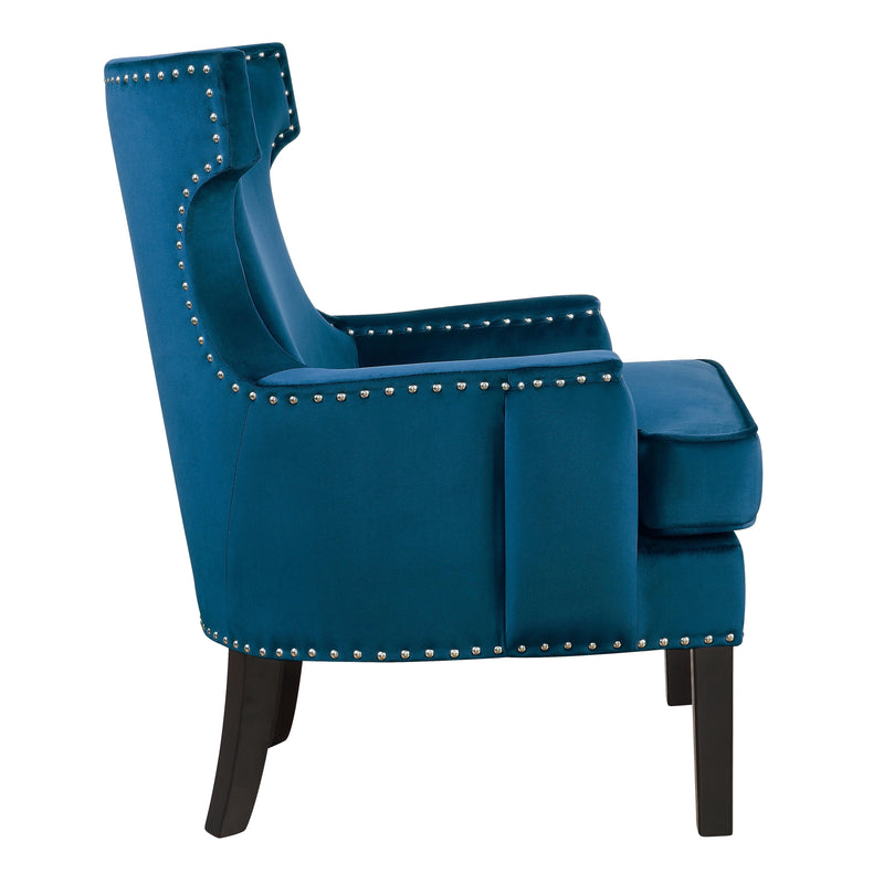 Homelegance Lapis Stationary Fabric Accent Chair 1190BU-1 IMAGE 3