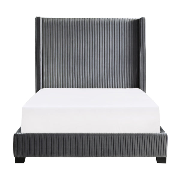 Homelegance Glenbury Full Upholstered Platform Bed 1547F-1 IMAGE 1