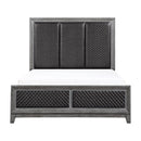 Homelegance West End California King Upholstered Panel Bed 1566GYK-1CK* IMAGE 1