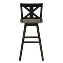 Homelegance Amsonia Pub Height Stool 5602-29BK IMAGE 3
