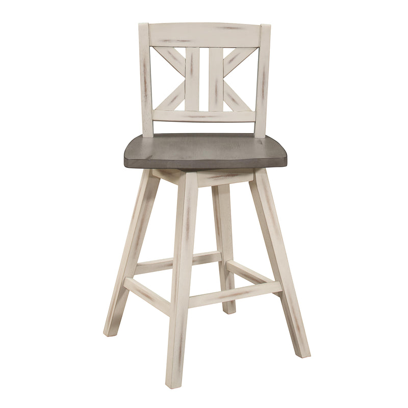 Homelegance Amsonia Pub Height Stool 5602-29WTS1 IMAGE 4
