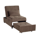 Homelegance Garrell Stationary Fabric Twin Chair 4615-F2 IMAGE 8