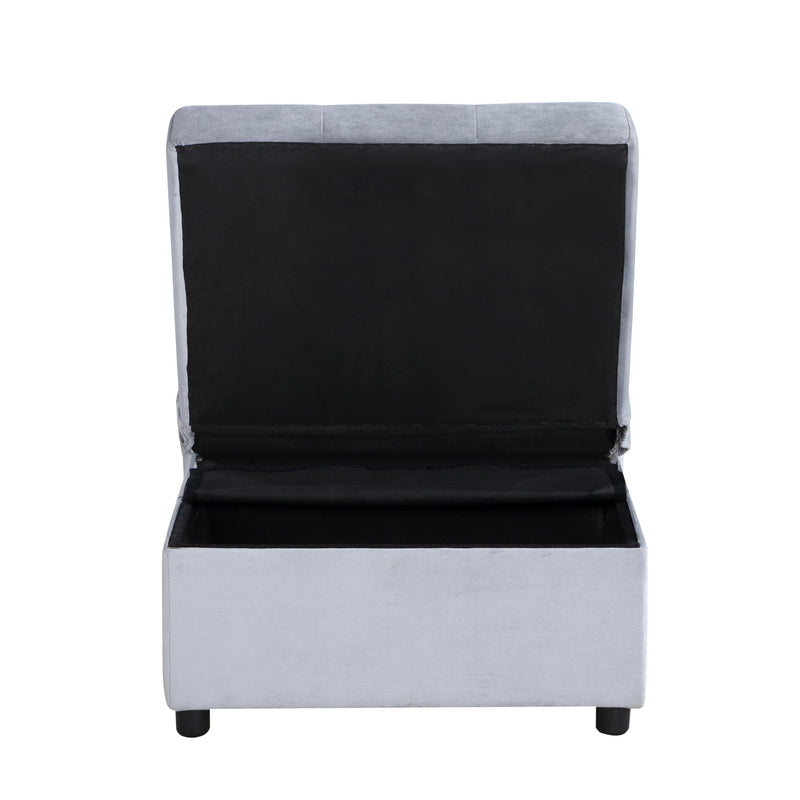 Homelegance Garrell Stationary Fabric Twin Chair 4615-F3 IMAGE 6