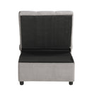 Homelegance Garrell Stationary Fabric Twin Chair 4615-F4 IMAGE 6