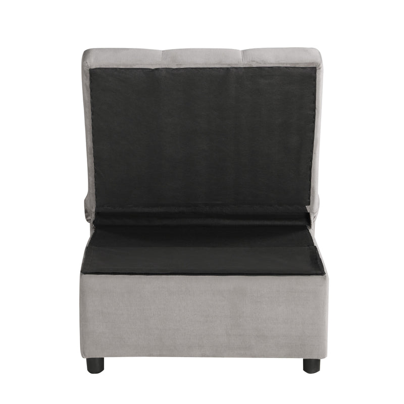Homelegance Garrell Stationary Fabric Twin Chair 4615-F4 IMAGE 6
