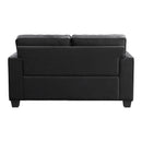 Homelegance Elmont Stationary Fabric Loveseat 9327BK-2 IMAGE 4