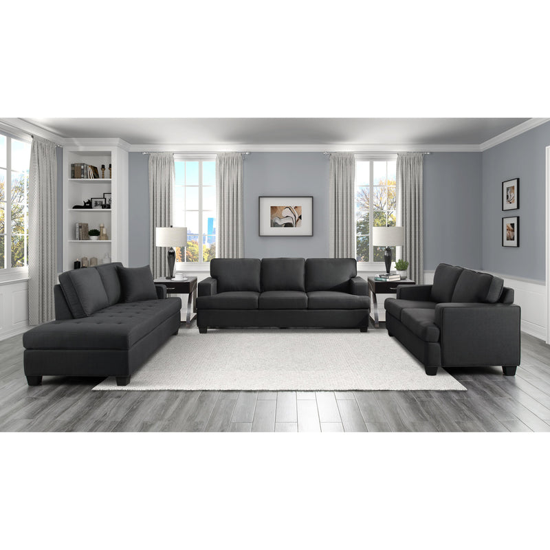 Homelegance Elmont Fabric Chaise 9327BK-5 IMAGE 4