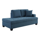 Homelegance Elmont Fabric Chaise 9327BU-5 IMAGE 2